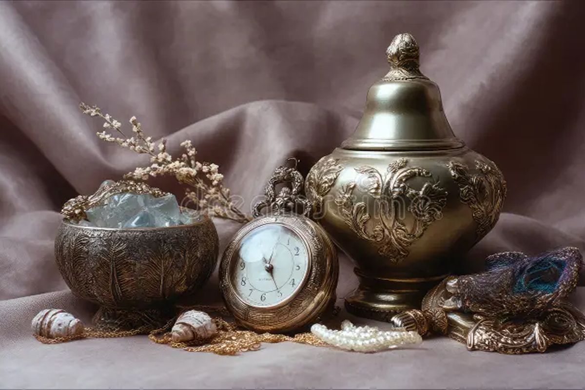 نحوه چیدمان اشیای آنتیک در فضاهای باز مانند بالکن و حیاط
